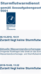 Mobile Screenshot of bsh-sturmflut.de